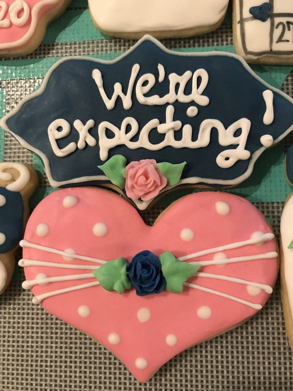Baby Announcement Cookies
