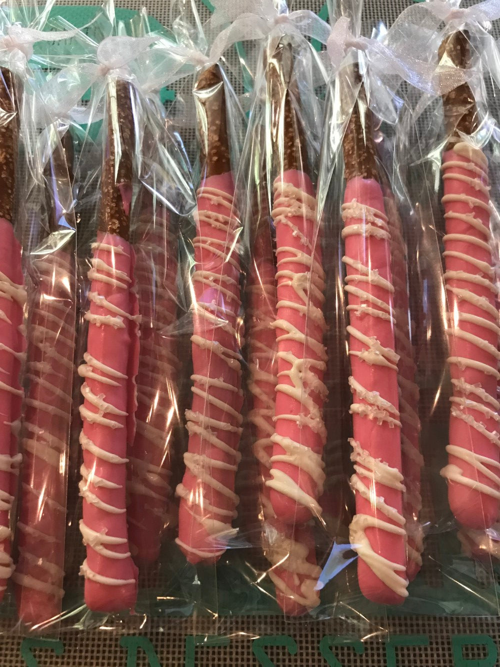 Chocolate Dipped Pretzel Rods
