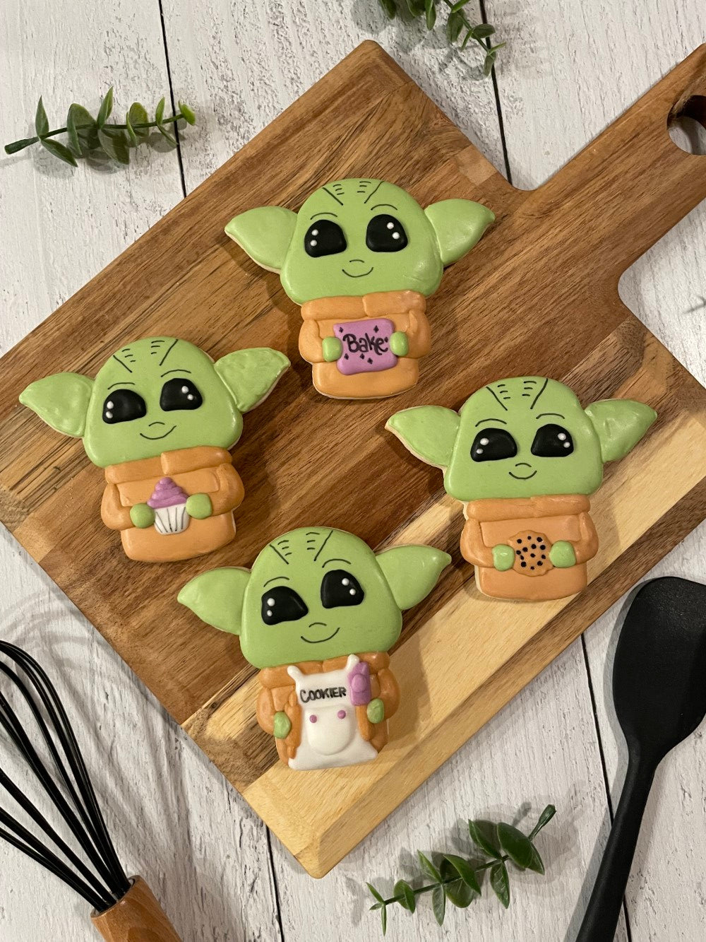 Baking Baby Yoda Cookies