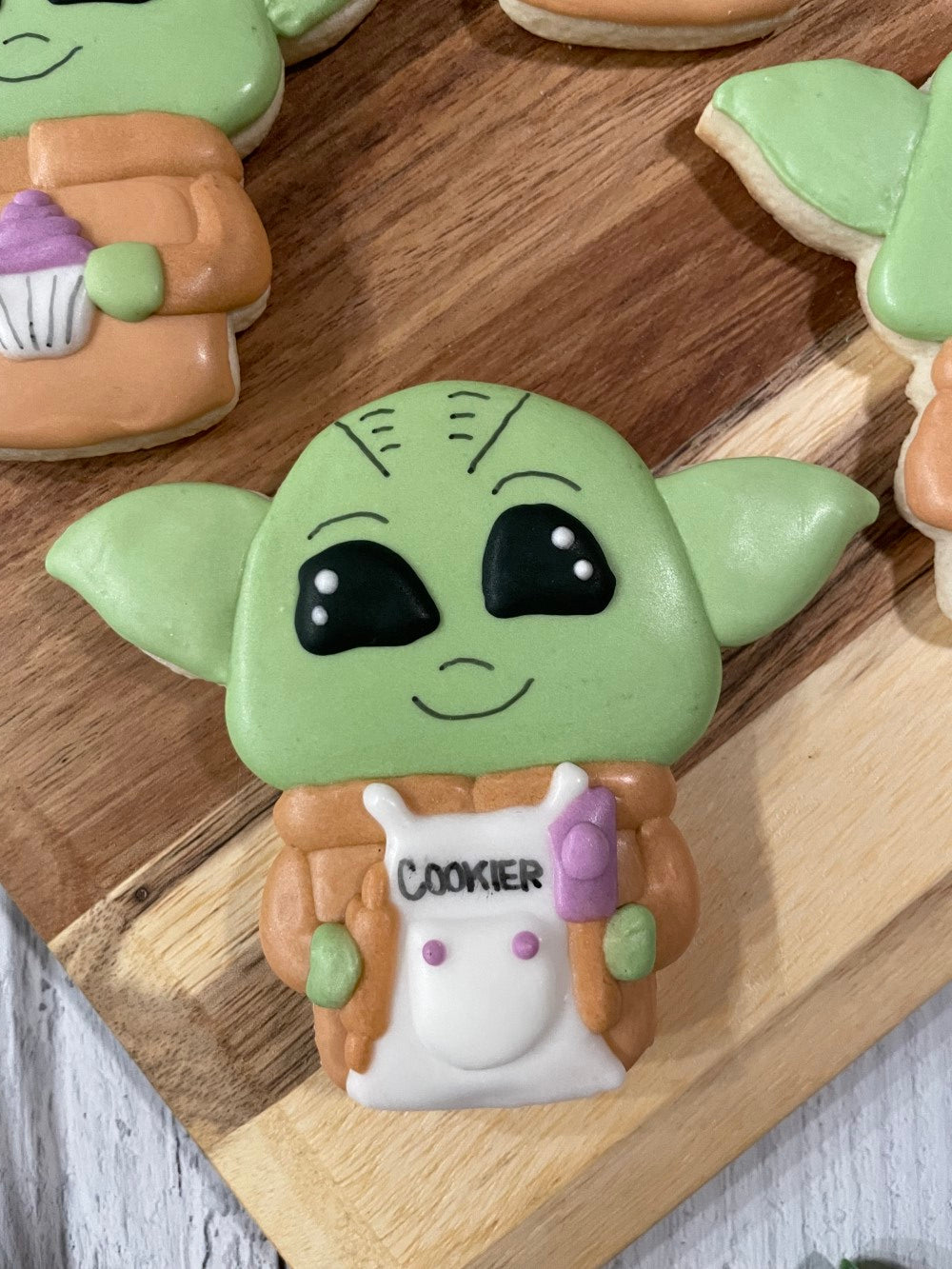 Baking Baby Yoda Cookies Cookier
