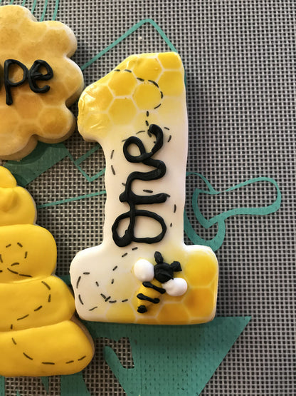 Bumble Bee Cookies One Years