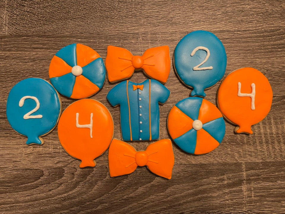 Blippi Birthday Cookies