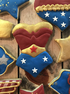 DC Wonder Woman Cookies