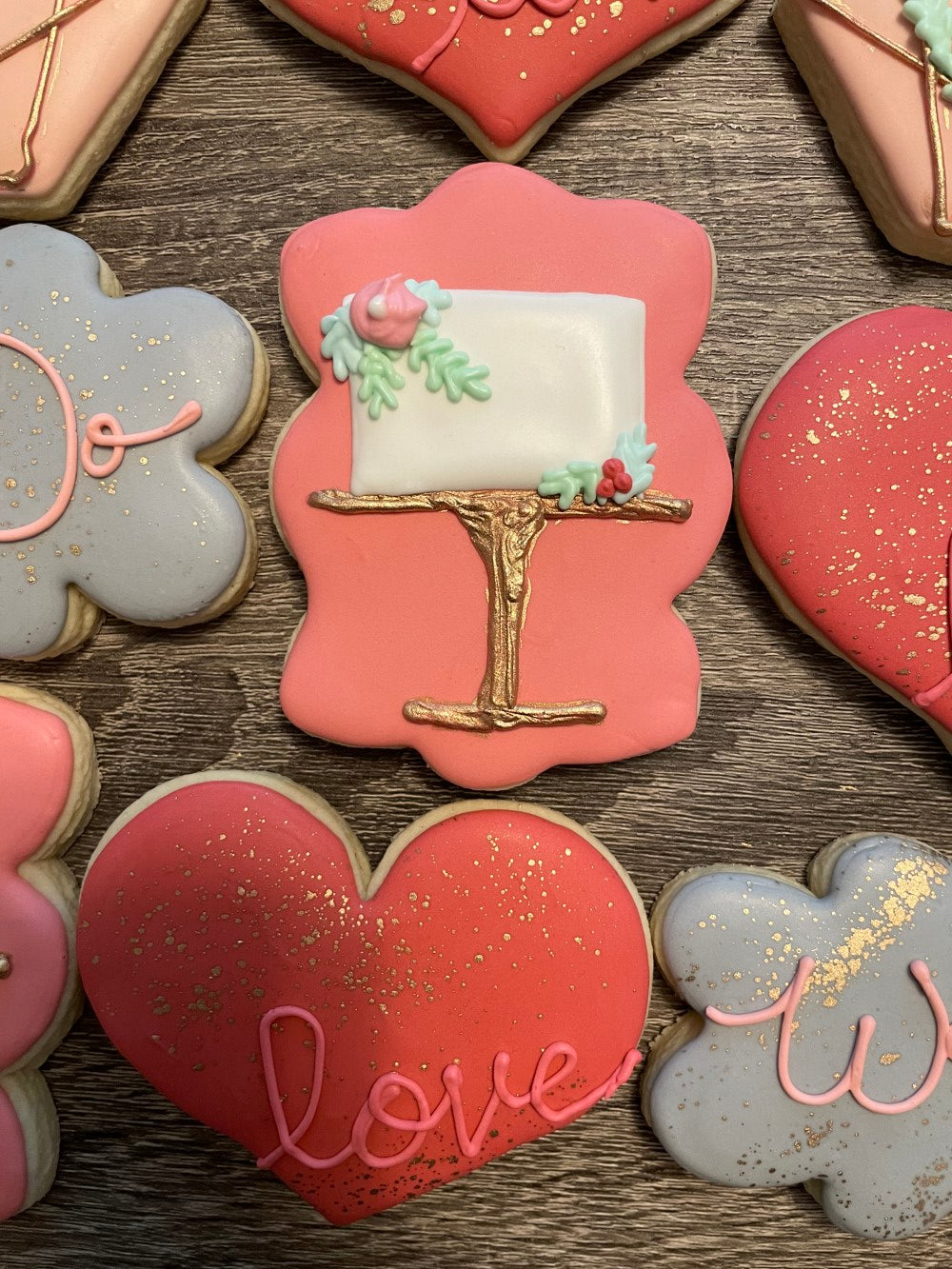 Decorated Wedding Cookies