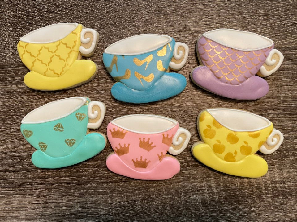 Disney Princess Tea Cup Cookies Dozen