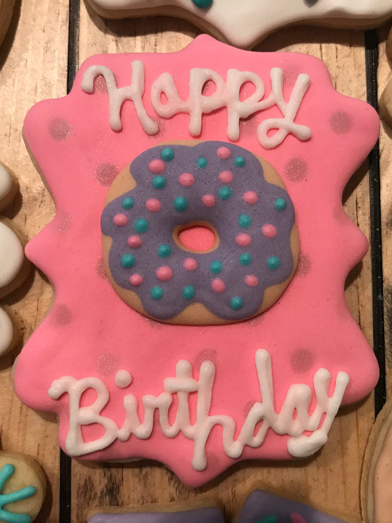 Donut Birthday Cookies