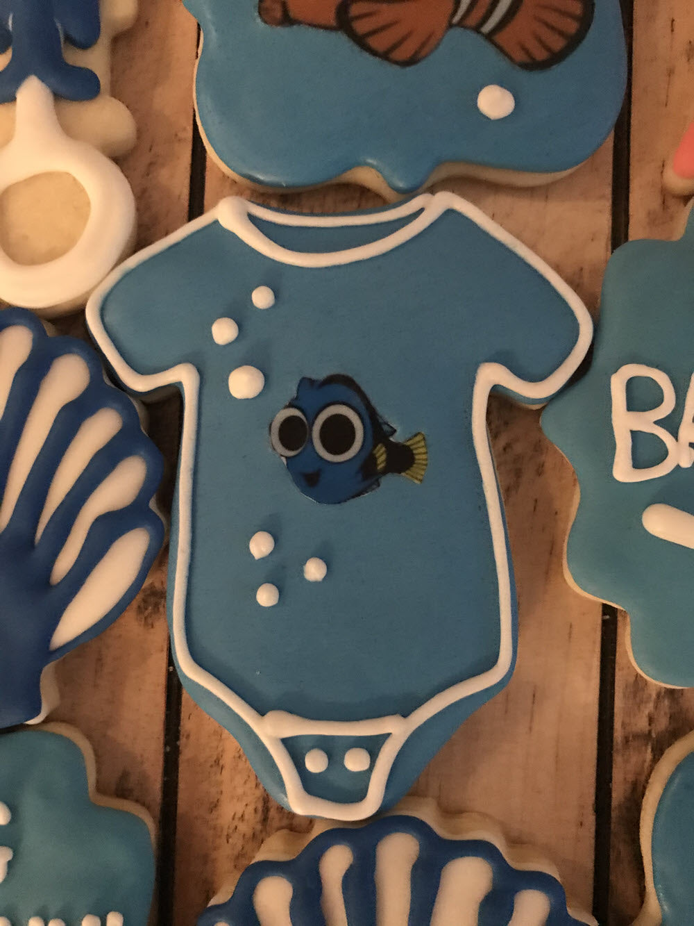 Finding Nemo Baby Shower Cookies Set