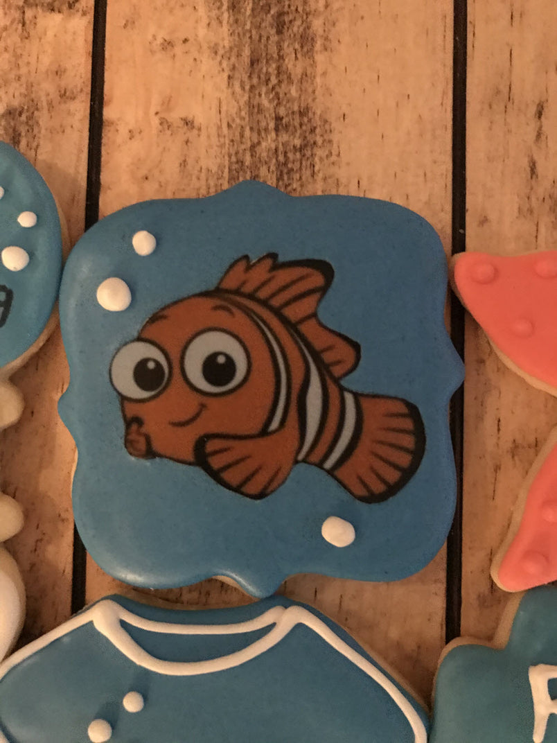 Finding Nemo Baby Shower Cookies