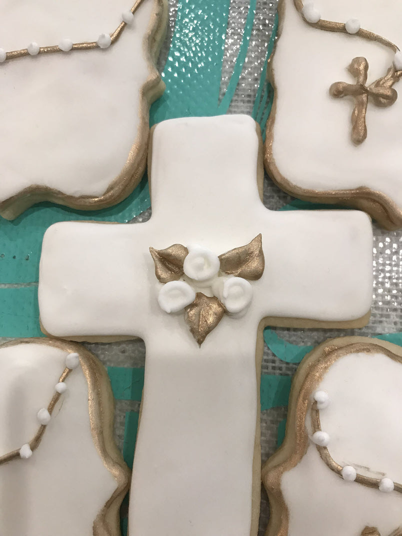 First Holy Communion White Cookies 