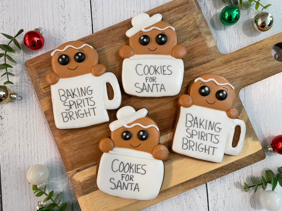 Gingerbread Mug and Cookie Jar Cookies Dozen