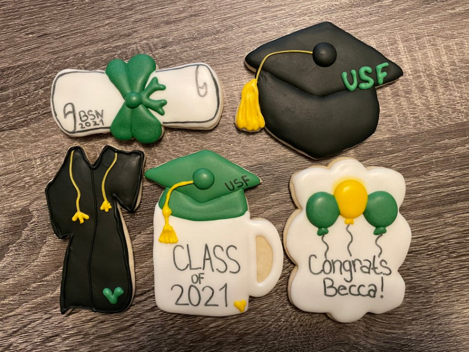 Graduation Sugar Cookies Dozen