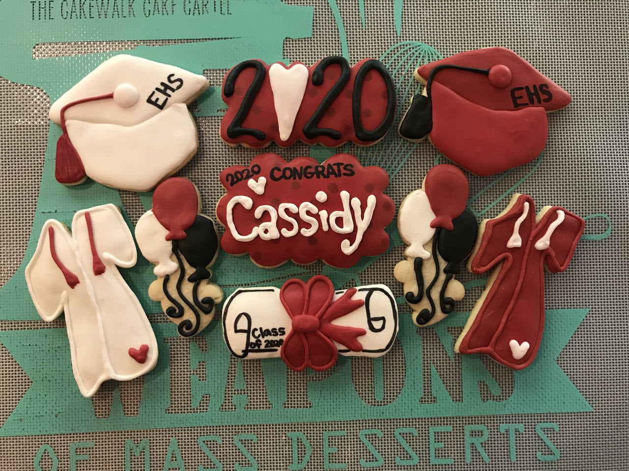 High School Graduation Cookies Dozen