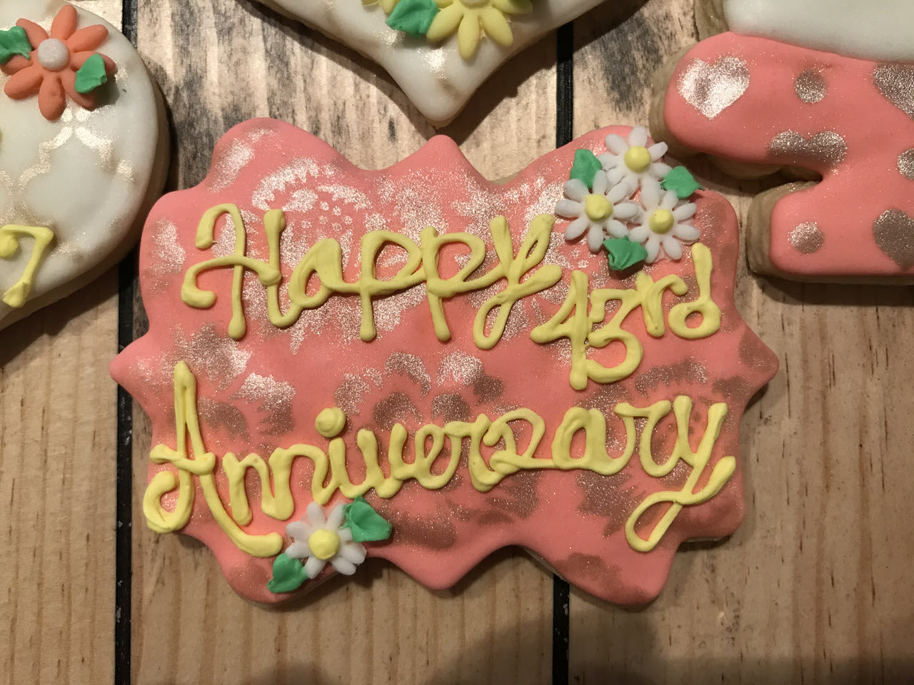Happy Anniversary Cookies