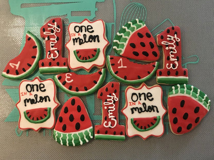 Watermelon Cookies