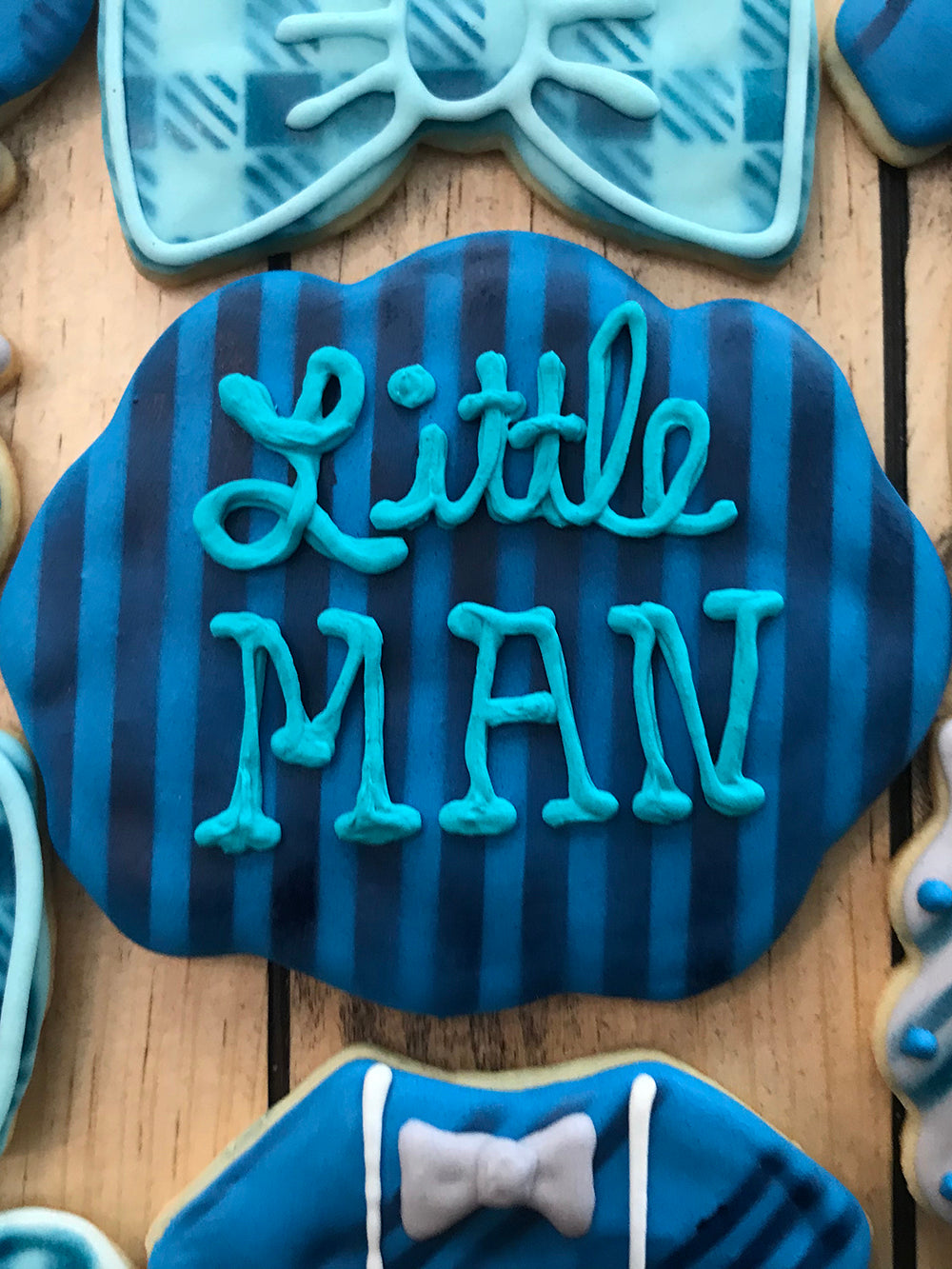 Little Man Baby Shower Cookies