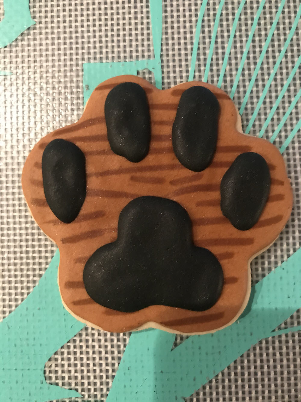 Lumberjack Baby Shower Cookies Bear Paw