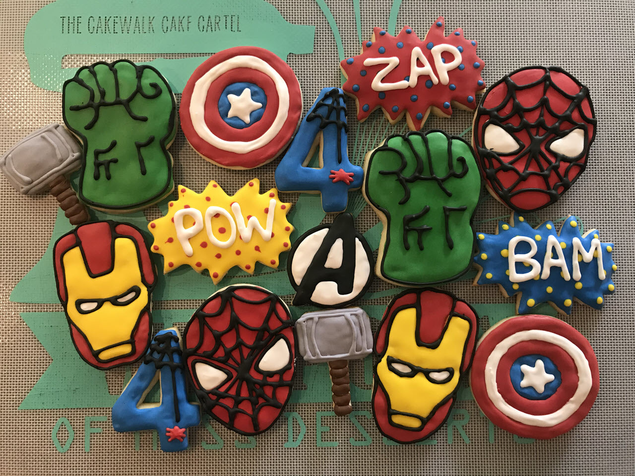 Marvel The Avengers Cookies