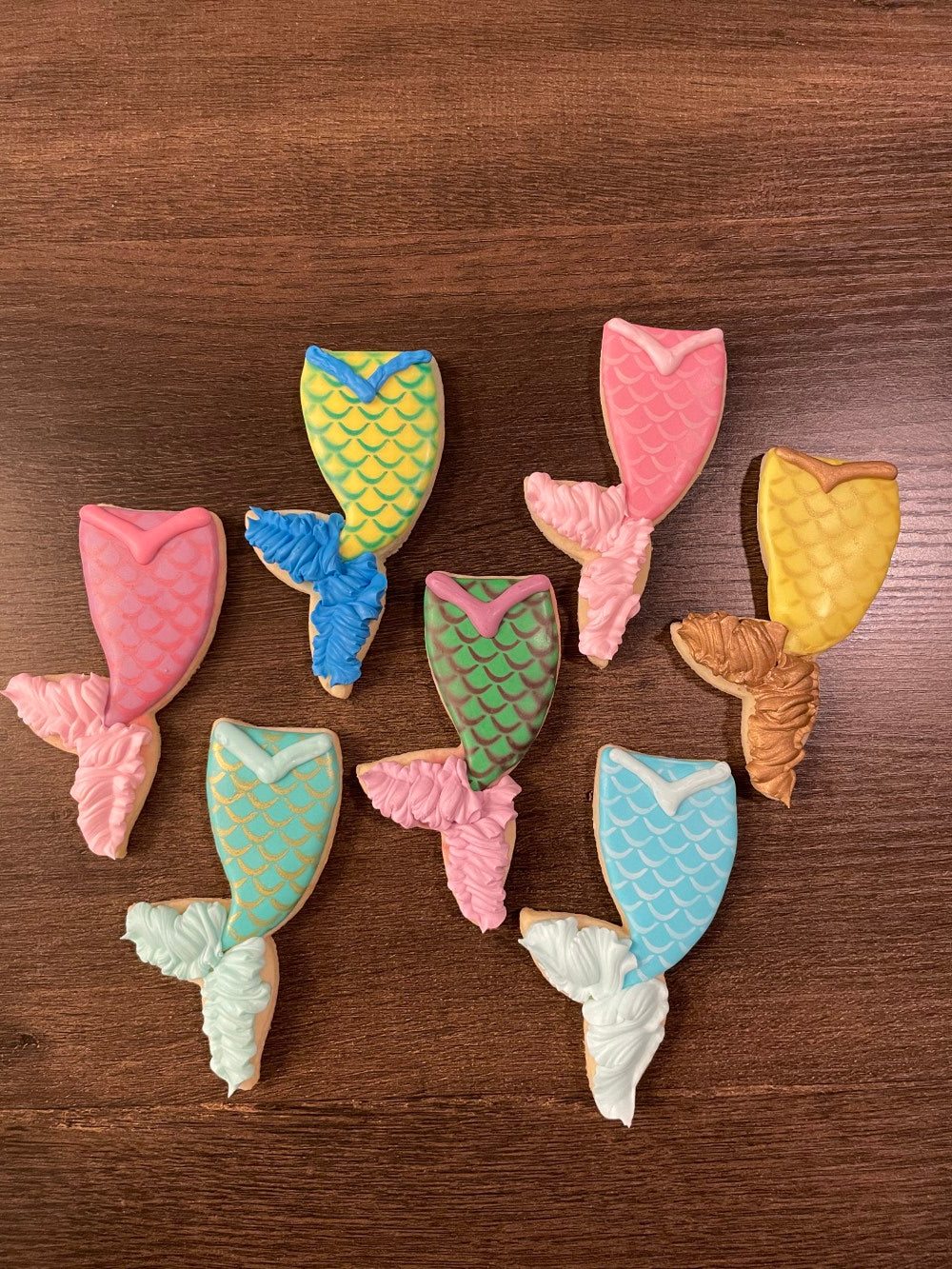 Mermaid Fins Cookies