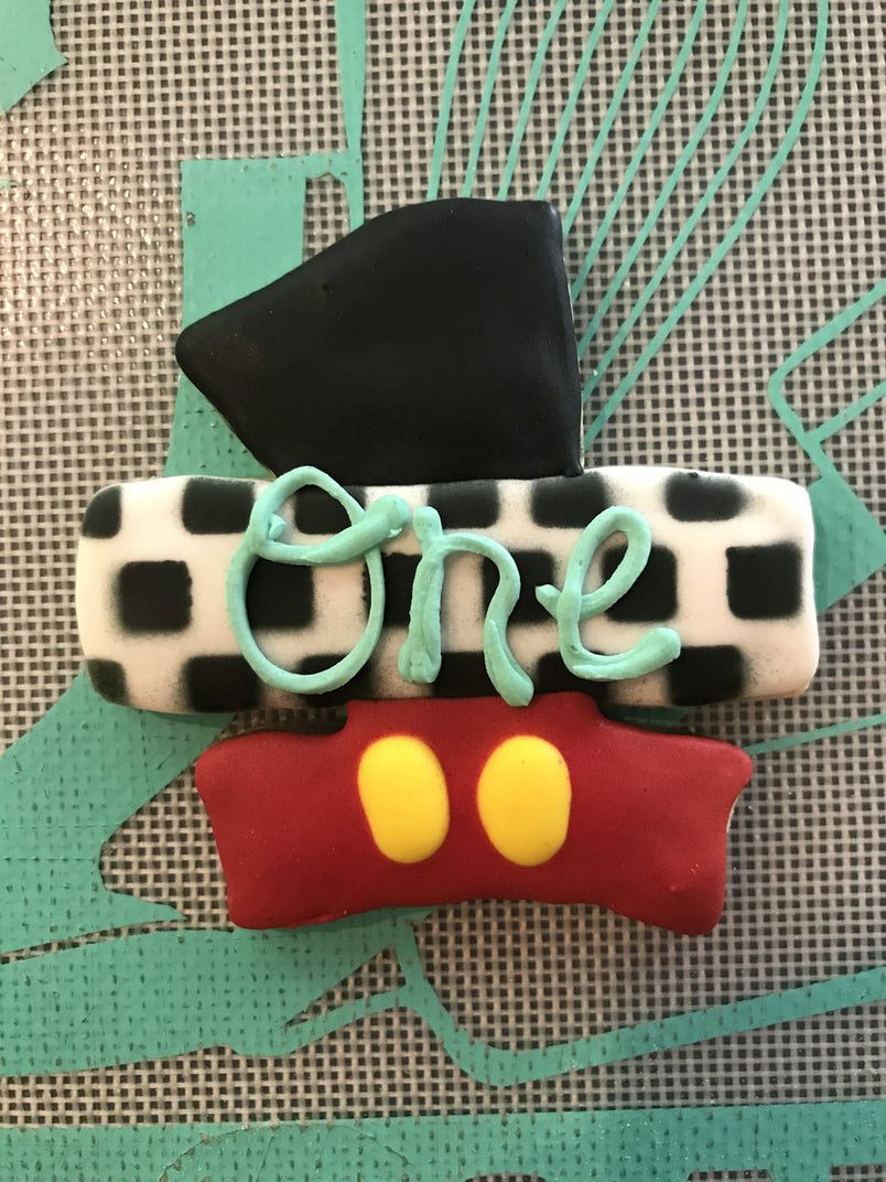 Mickey Mouse First Birthday Cookies