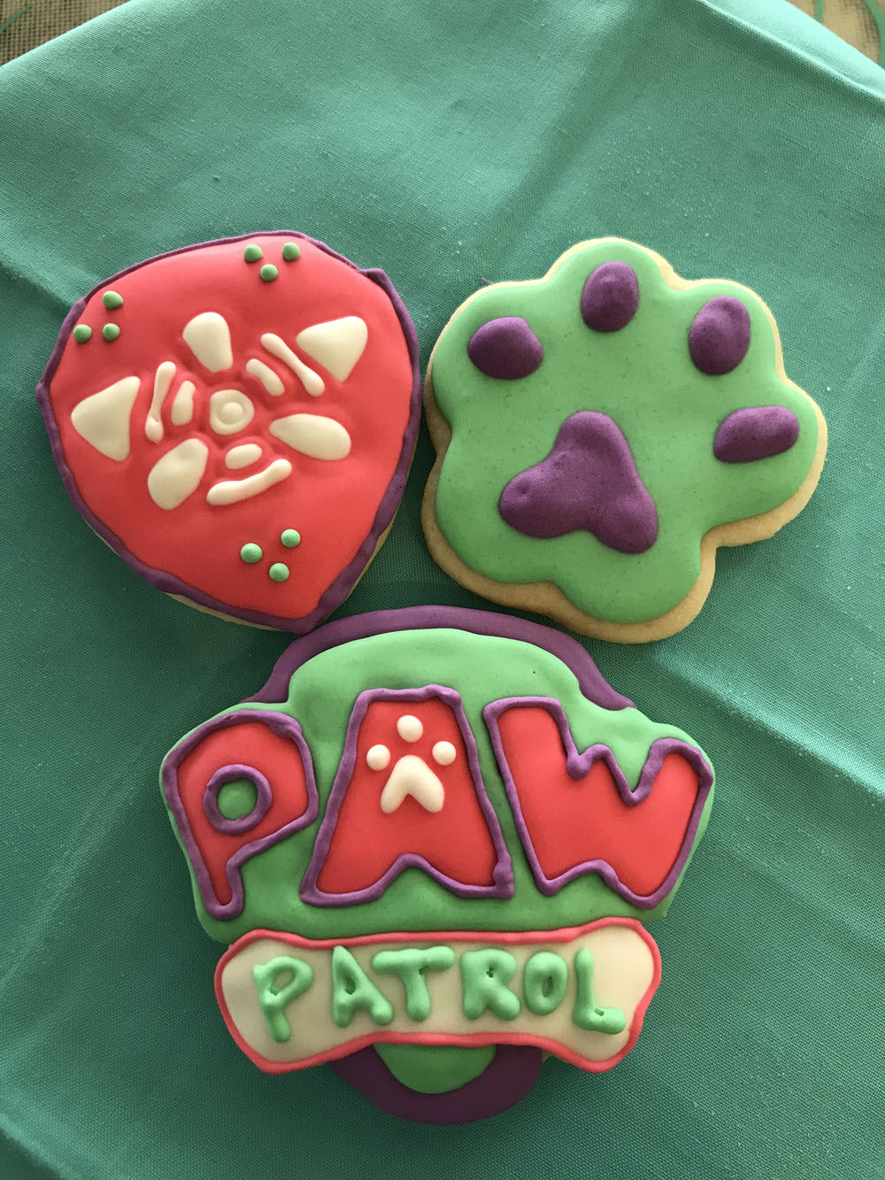 Paw Patrol Girl Sugar Cookies