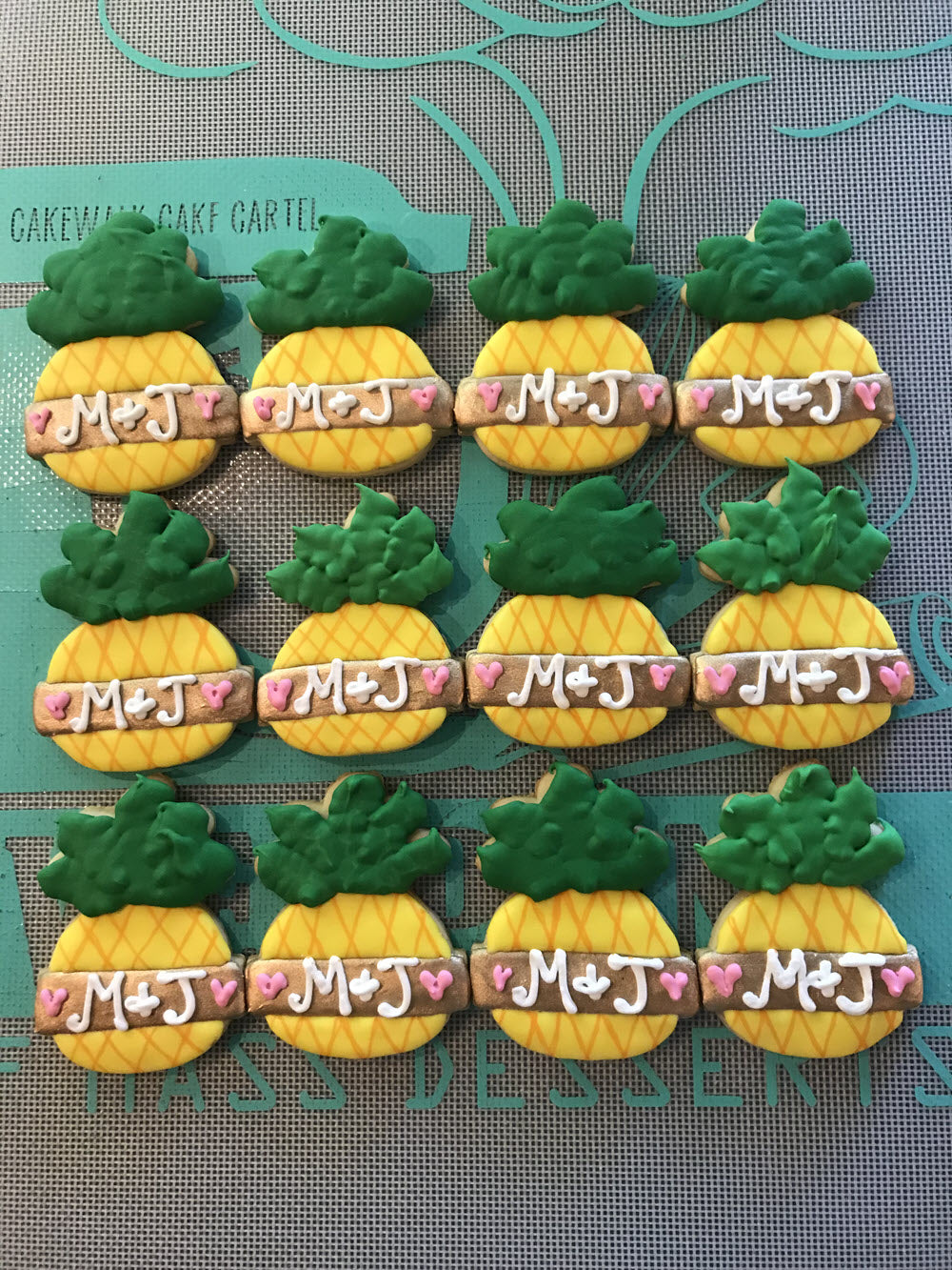 Pineapple Engagement Cookies