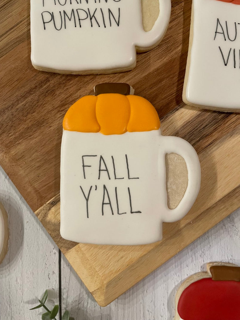 Pumpkin Mugs Cookies Fall Y'ALL