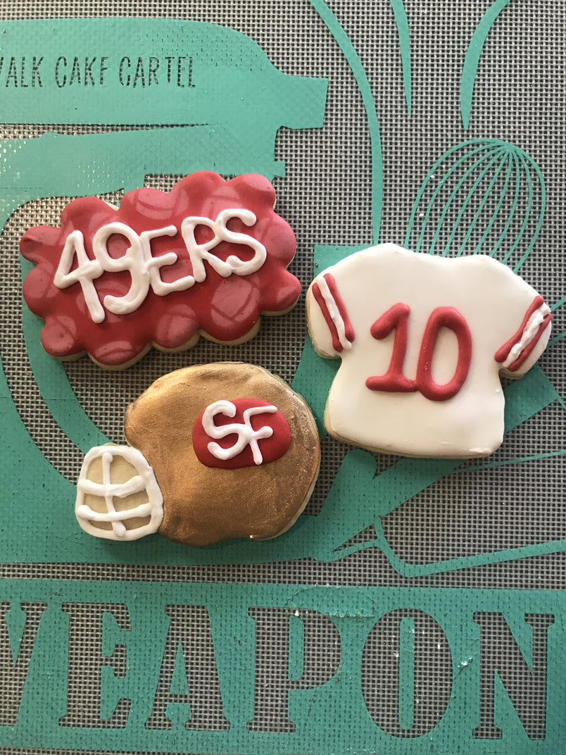San Francisco 49ers Sugar Cookies
