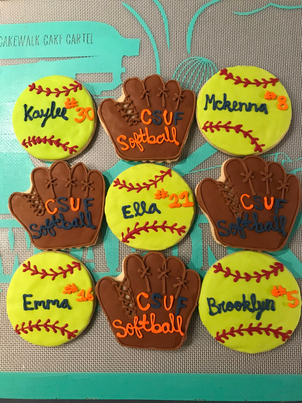 Softball Cookies