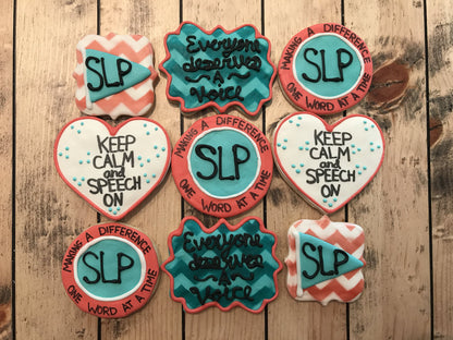 Speech Therapist Cookies Dozen