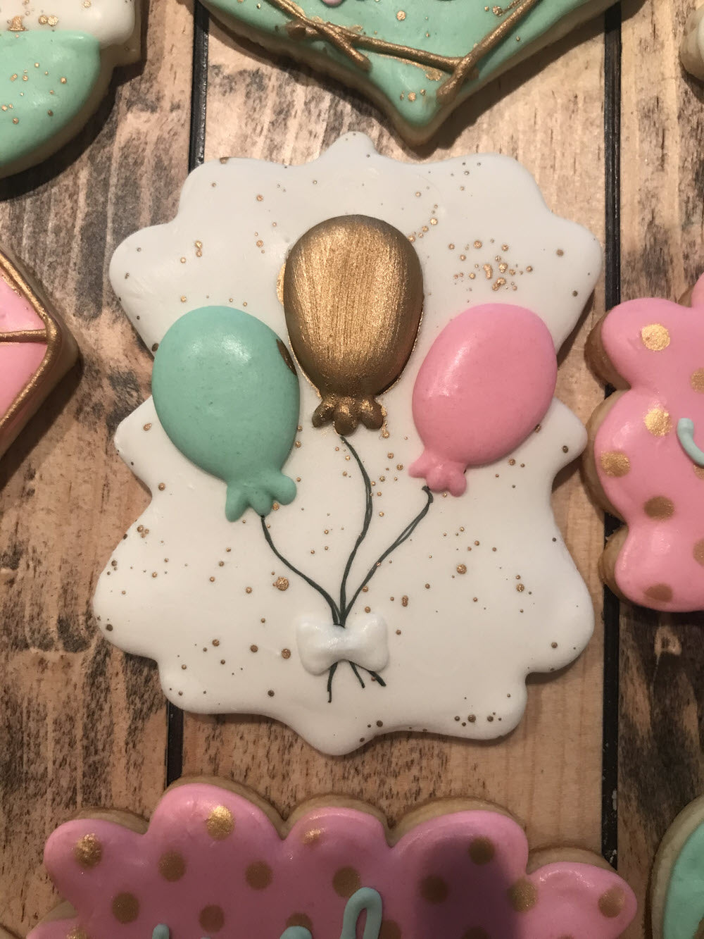 Sweet Sixteen Diamond Birthday Cookies Set
