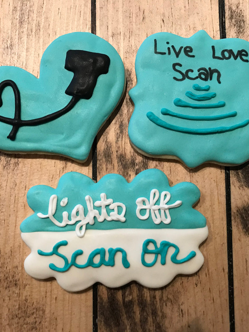 Ultrasound Tech Graduation Cookies Set