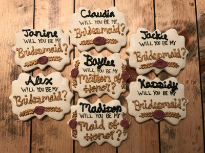 Wedding Party Cookies Dozen