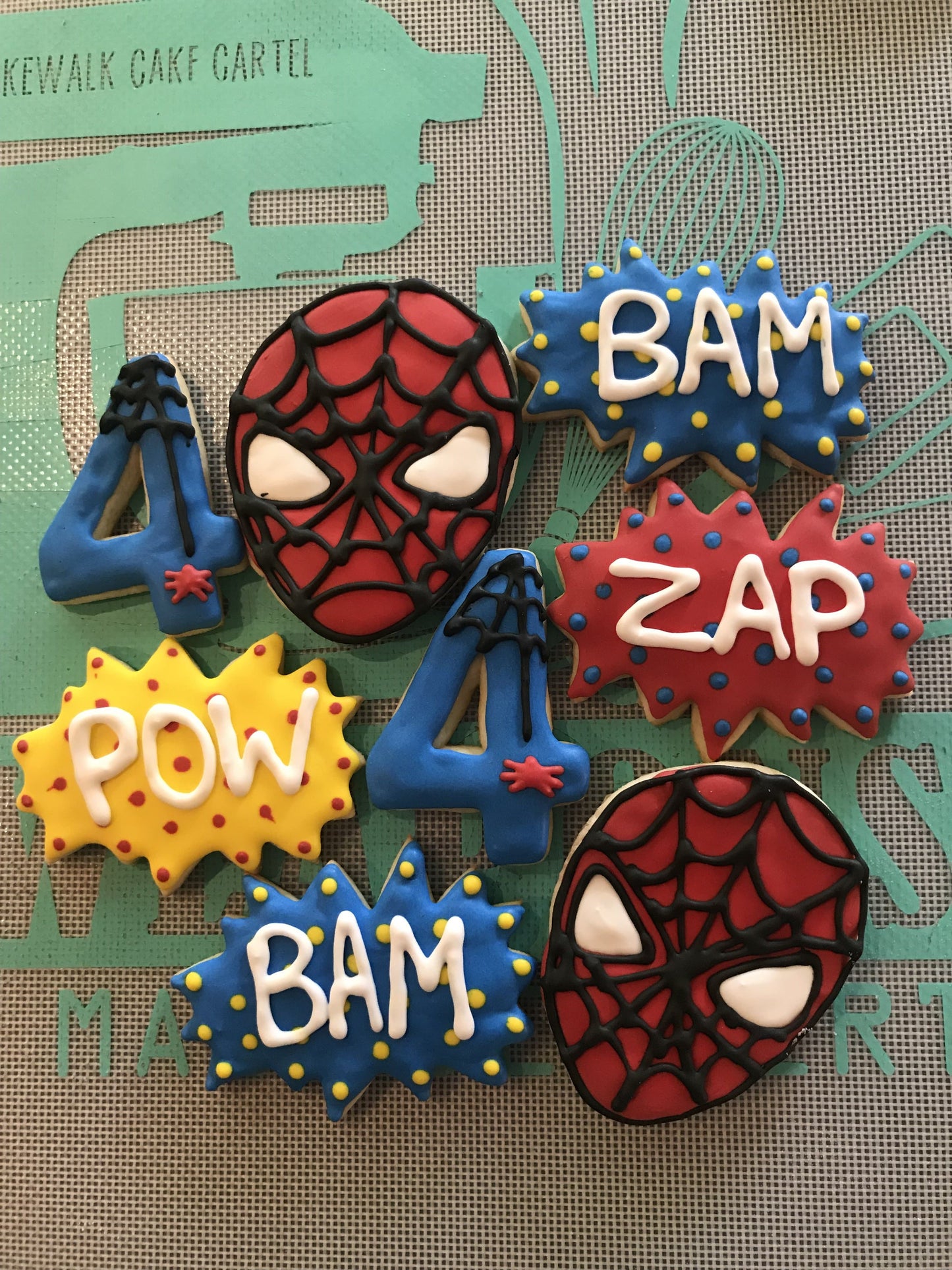 Spiderman Cookies