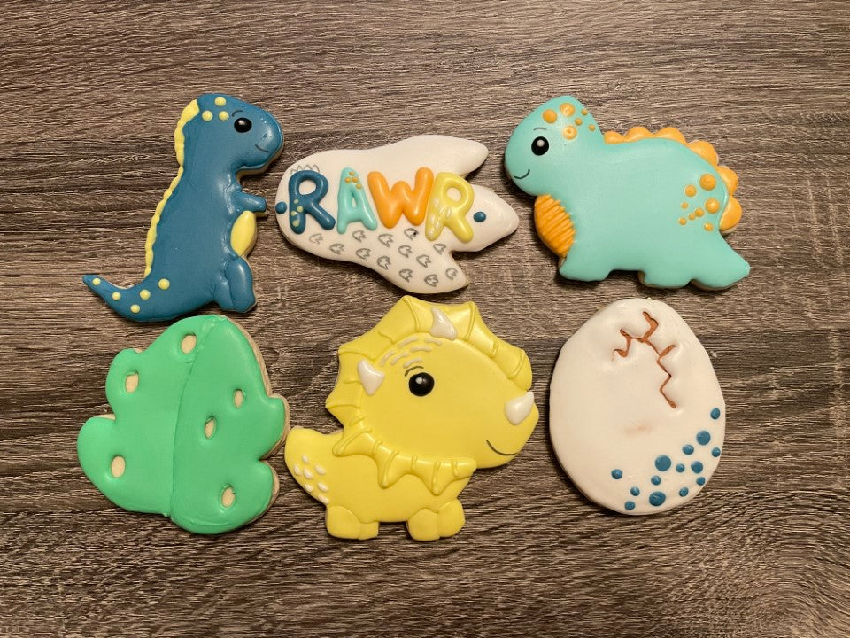 Dinosaur Cookies Dozen